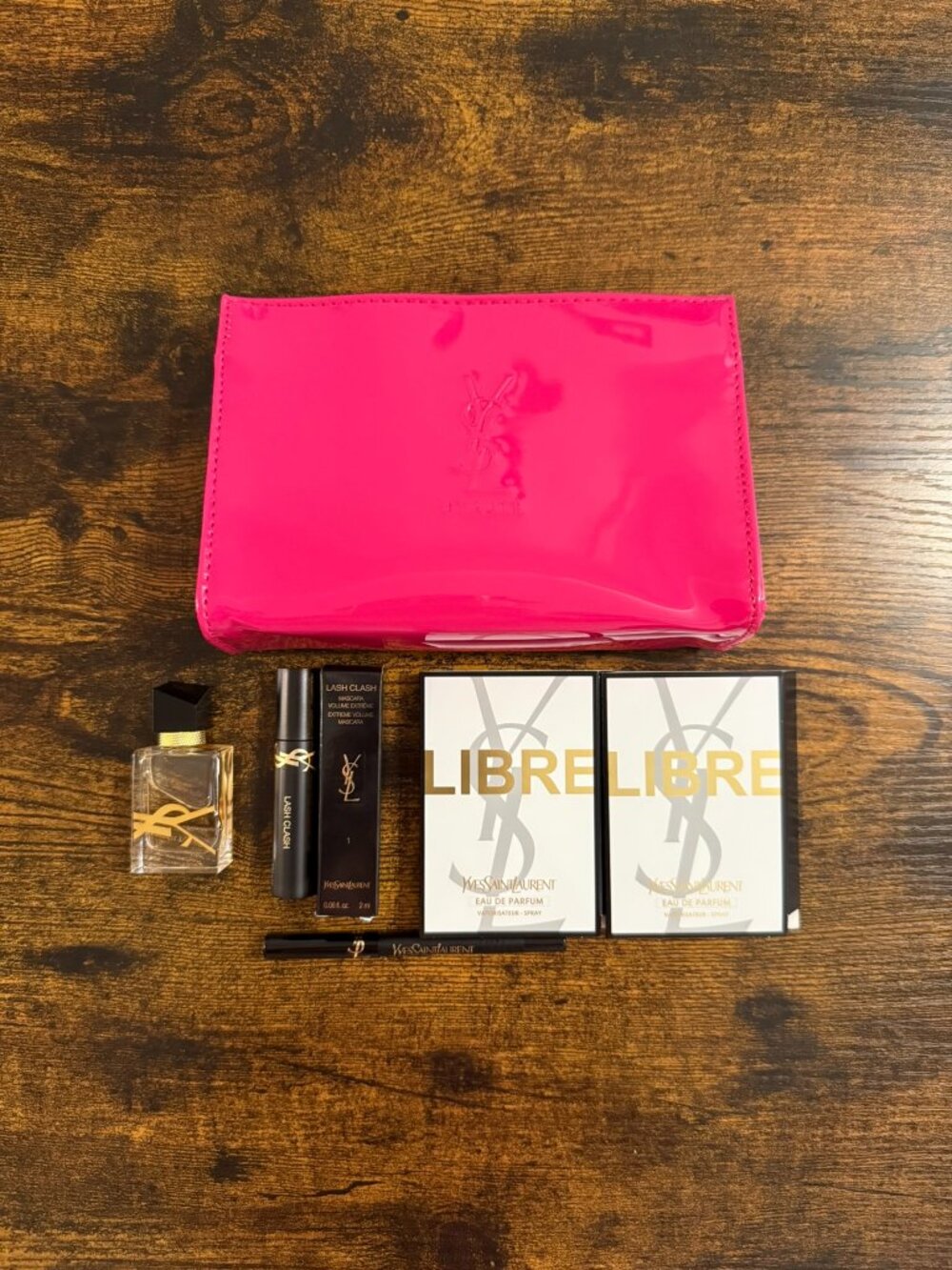 Share Yves Saint Laurent YSL Beauty Makeup Cosmetic Bag Travel Pouch